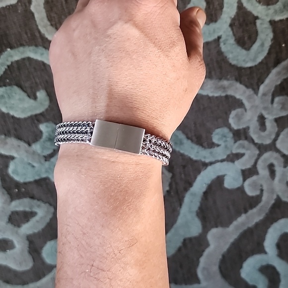 Unisex 1913 Stainless Steel Bracelet 8.25 length - Picture 11 of 12